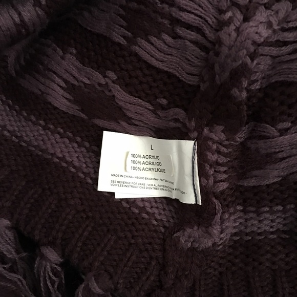 NWT Bandolino Boho Sweater Poncho. Size L. - Picture 4 of 5